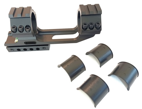 Jednoczęściowy Picatinny (22mm) WM5070D z poziomiczką i szyną RIS Jednoczęściowy Picatinny (22mm) WM5070D z poziomiczką i szyną RIS