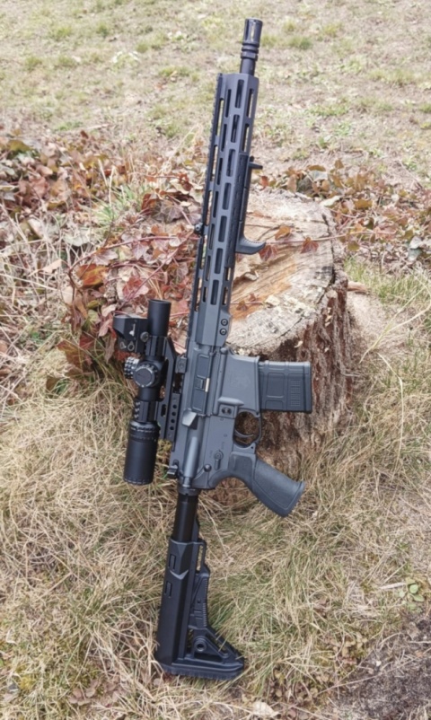 KotCzarny KC 1-6x24IR z montażem 45stopni i kolimatorem KC RD T1 mini