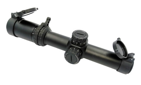 KotCzarny KC 1-6x24IR z montażem jednoczęściowym WH5070 i kolimatorem KC RD T1 mini