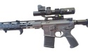 KotCzarny KC 1-6x24IR z montażem jednoczęściowym WH5070 i kolimatorem KC RD T1 mini