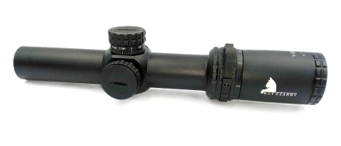 KotCzarny KC 1-6x24IR z extra montażem 45stopni WH5070D