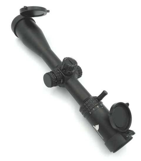 Luneta KotCzarny 6-24x50 FFP + montaż jednoczęściowy WH5070 + kolimator KC RD-K1 mini