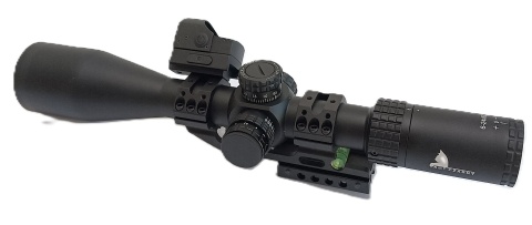 Luneta KotCzarny 6-24x50 FFP + montaż 45stopni + kolimator KC RD-K1 mini