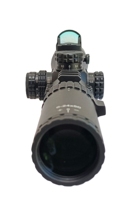 Luneta KotCzarny 6-24x50 FFP + montaż jednoczęściowy WH5070