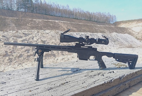 Luneta KotCzarny 6-24x50 FFP + montaż jednoczęściowy WH5070