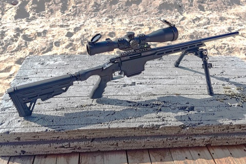 Luneta KotCzarny 6-24x50 FFP + montaż jednoczęściowy WH5070