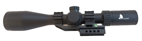 Luneta KotCzarny 6-24x50 FFP + montaż jednoczęściowy WH5070