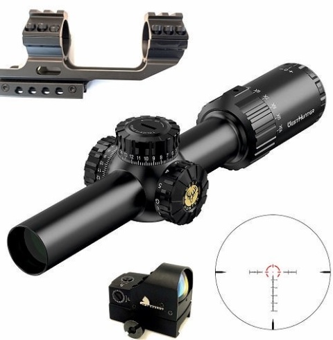 WestHunter HD Gen2 1-10x24 z montażem jednoczęściowym i kolimatorem